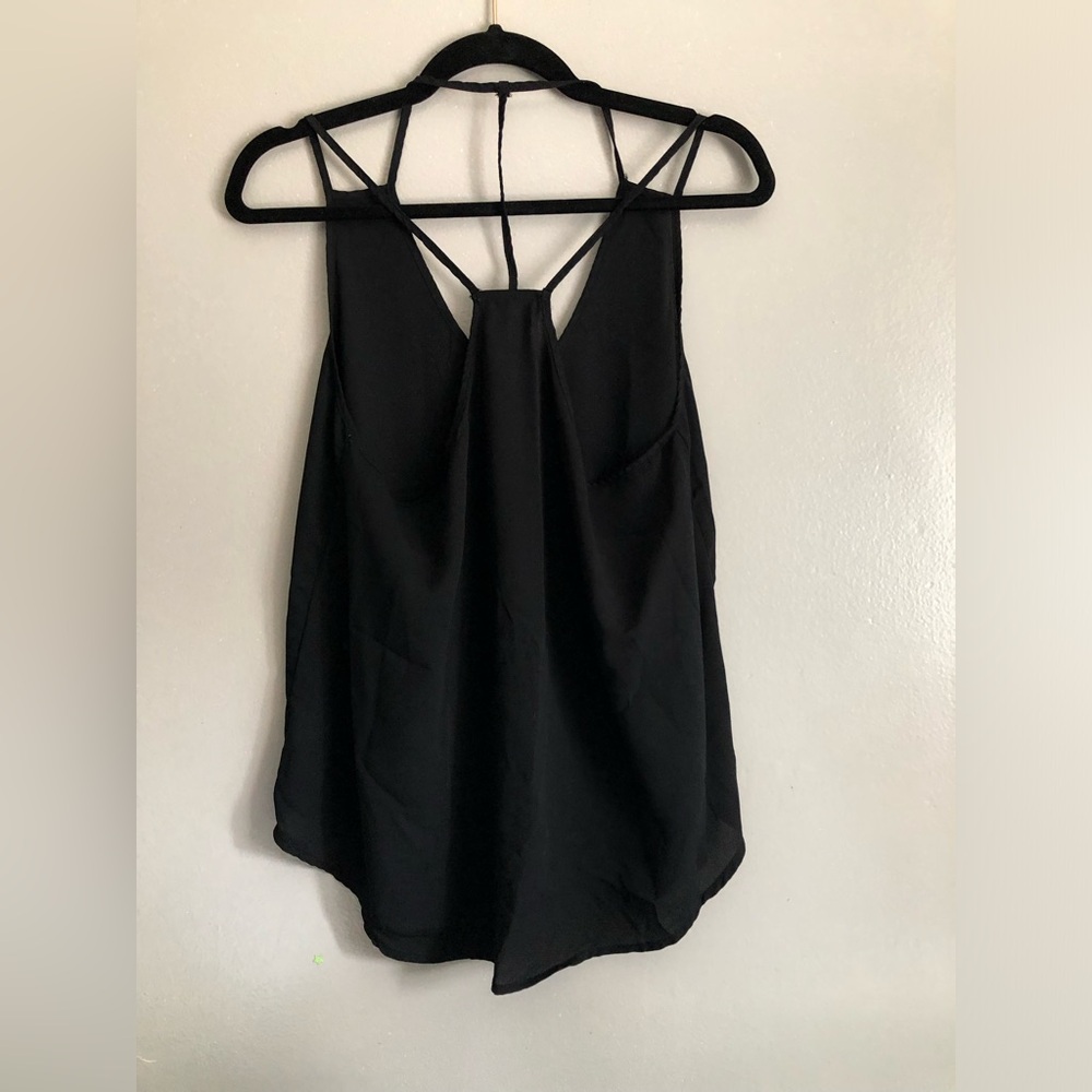 Streetwear Society Black Asymmetrical Backless Camisole - Picture 5 of 8
